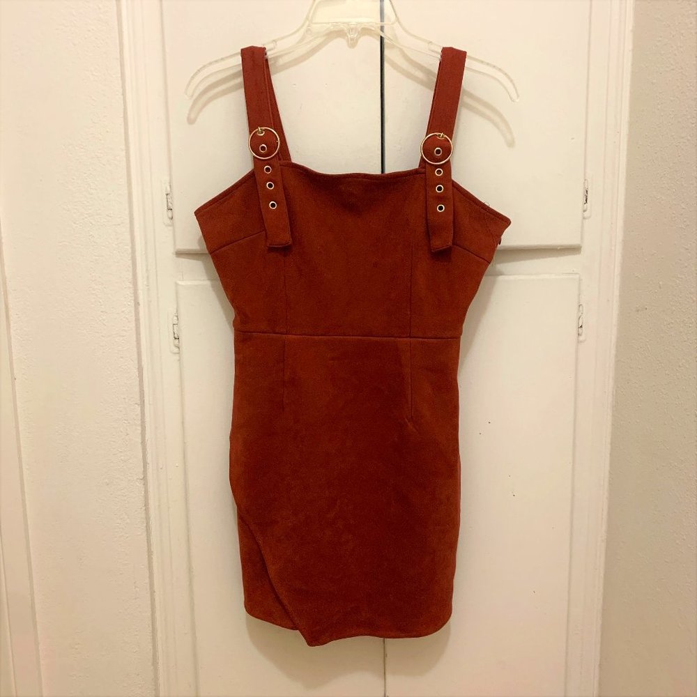 Forever 21 Rust Colored “Overall” Dress